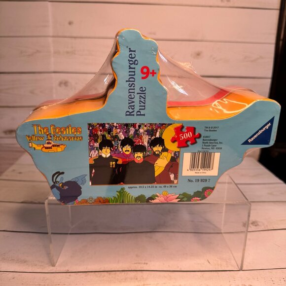 The Beatles Yellow Submarine Ravensburger Puzzle 500 Pc Shaped Tin Box 2017 - Picture 4 of 9